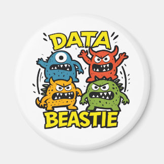 Bête de données grognon Magnet