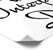 Bête Interprétation Danse Drôle Poster (Coin)