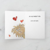 Bête toujours ma carte de coeurs de lion de coeur (Intérieur)
