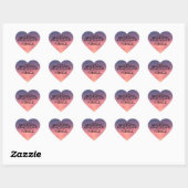 Betekenis Relatie Fiddle Heart Sticker (Vel)