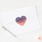 Betekenis Relatie Fiddle Heart Sticker (Envelop)