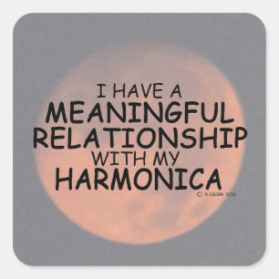 Betekenis Relatie Harmonica Square Sticker