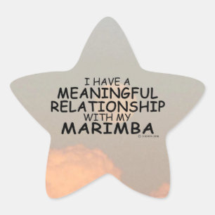 Betekenis Relatie Marimba Star-Sticker Ster Sticker