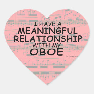 Betekenis Relatie Oboe Heart Sticker