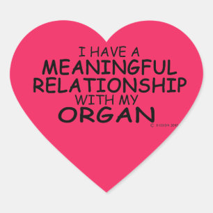 Betekenis Relatie Organ Heart Sticker