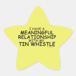 Betekenis Relatie Tin Whistle Star-Sticker Ster Sticker