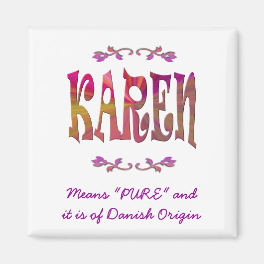 Betekenis van Karen Magnet Magneet (Voorkant)