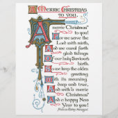 Betekenis van kerstflyer flyer (Achterkant)