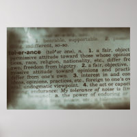 Betekenissen - Tolerantie