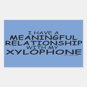 betekenisvol Relatie Xylophone rechthoekig Rechthoekige Sticker
