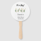 Betekent het een Gepersonaliseerd Baby shower van  Handwaaier (Voorkant)