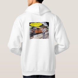 betekent hoodie. Gelukkige Vaderdag. koe/dirigent Hoodie