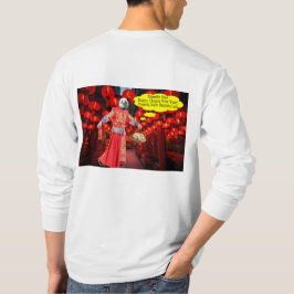 betekent t-shirt met lange mouwen. Gelukkig Chinee