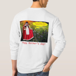 betekent t-shirt met lange mouwen. Happy Moederdag