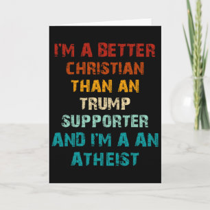 Beter christen dan atheïst die Trump steunt Kaart