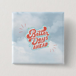 Beter Dagen Vierkante Button 5,1 Cm