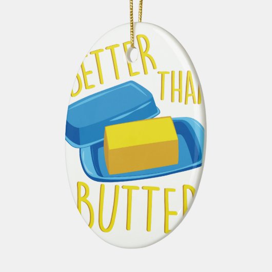 Beter dan boter keramisch ornament (Links)