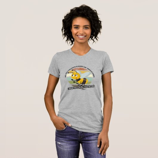 beter dan chatbot AI - Bee T-shirt (Voorkant volledig)