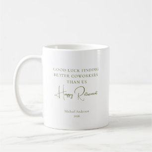Beter dan collega's pensioencadeau koffiemok