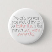 Beter dan gisteren Button (Voorkant)