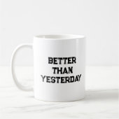 Beter dan gisteren koffiemok (Links)