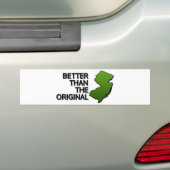 Beter dan het origineel bumpersticker (Op auto)