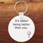 Beter dan je Golfdesign Sleutelhanger (Voorkant)
