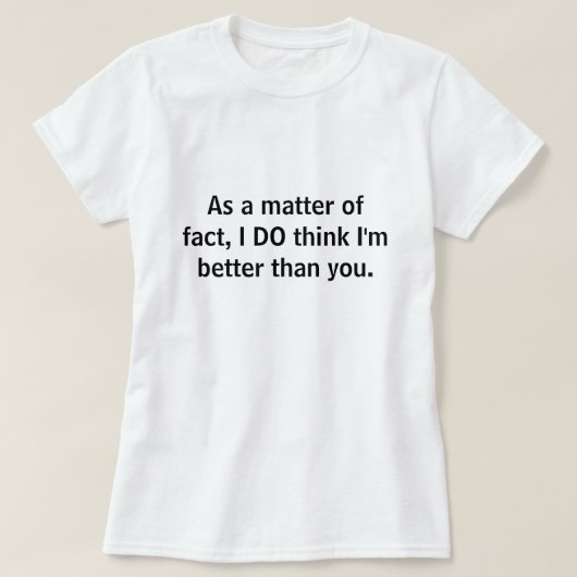 Beter dan jij t-shirt (Design voorkant)