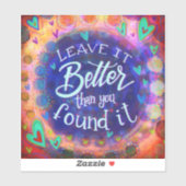 Beter dan jij vond het trendy leuke inspiratie sticker (Vel)