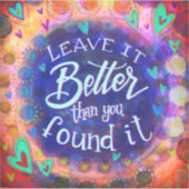 Beter dan jij vond het trendy leuke inspiratie sticker (Voorkant)