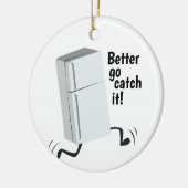 Beter gaan vangen keramisch ornament (Links)