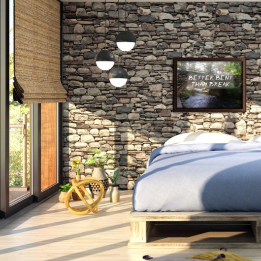 Beter gebogen dan break proverb bridge poster