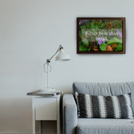 Beter gebogen dan het poster van het gezegde doorb