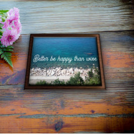 Beter gelukkig zijn dan verstandig poster