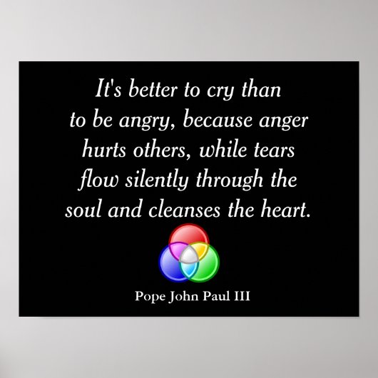 Beter huilen-- kunstposter poster (Voorkant)