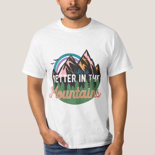 Beter in het T-shirt van het Avontuur van de berge (Voorkant)