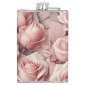 Beter in Roze Rozen Heupfles (Achterkant)