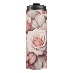 Beter in Roze Rozen Thermosbeker