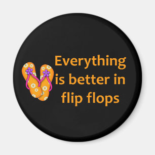 Beter in Teenslippers Magneet
