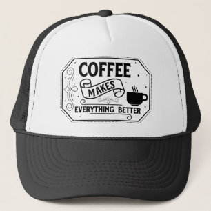 beter koffie werknemer woordkunst trucker pet
