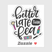 Beter laat dan fea, Spanglish Sticker (Vel)
