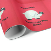 Beter laat dan nooit cadeaupapier (Rol Hoek)