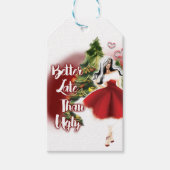 Beter laat dan Ugly Cadeaulabel (Voorkant)