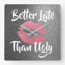 Beter laat dan Ugly, Faux Glitter Clock