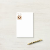 Beter Latte dan Never Fun Quote Post-it® Notes (Op bureau)