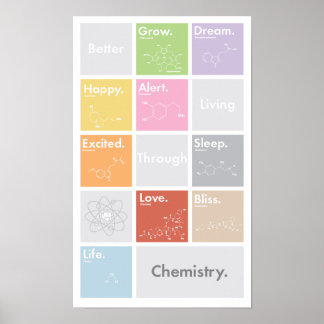 Beter leven dankzij het Poster chemie