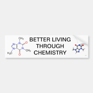 BETER LEVEN VIA CHEMISTRIE BUMPERSTICKER