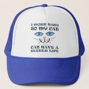Beter Leven Voor Mijn Kat Grappige Bal Cap Trucker Pet