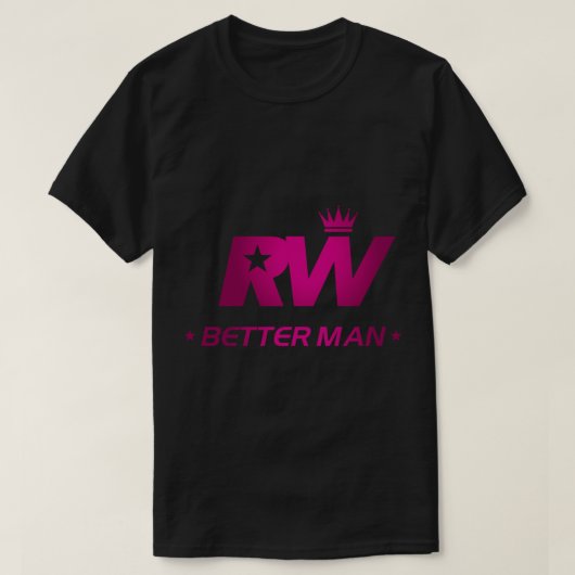 Beter Man. Robbie Williams T-shirt (Design voorkant)