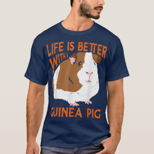 Beter met een cavia-paardenstaarten t-shirt